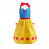 Delantal Estilo Princesa Falsa Infantil Blancanieves Belle Aloe Cabello Largo Cenicienta Vestido de Cuello para Niños Cabello Transfronterizo