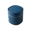 Mini Lixeira de Mesa Nórdica Lixeira Doméstica para Cozinha e Mesa com Tampa para Armazenamento de Itens Diversos e Limpeza desejo