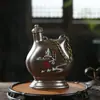 Garrafa de Vinho de Cerâmica Jingdezhen 0,5kg Caixa de Presente Garrafa de Vinho Criativa para Casa Garrafa de Vinho Personalizada Conjunto de Vinho Garrafa para Licor Garrafa Vazia