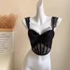 Ropa interior de encaje con lazo Pure Desire para mujer, sujetador push-up de pecho pequeño y espina de pescado sexy, traje de sujetador.