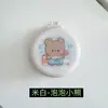 Pente Dobrável com Estampa de Desenho Coração Girly Pente de Cabelo Portátil com Espelho Integrado Fonte da Fábrica Pode Personalizar Imagem