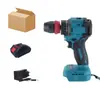 Furadeira Elétrica Sem Fio Recarregável de Alta Potência, Multifuncional, Destacável, Brushless para Comércio Exterior, Uso Doméstico, Furadeira tipo Pistola