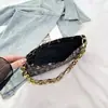 Porta-moedas Feminino 2025 Nova Coleção Primavera Início Nova Bolsa Feminina Transfronteiriça Bolsa de Ombro Leopardada da Moda Pequena Bolsa Transversal