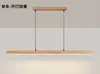 Estilo de canción estética bambú-junta mármol natural candelabro de comedor, mesa de comedor, barra de bar, sala de té Zen, estudio, lámpara de oficina larga