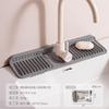 Tapete de drenagem de silicone torneira de cozinha à prova de respingos de água antiderrapante pia almofada de armazenamento washstand Copo almofada de sabão