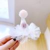 [Venta Flash Suministro Directo] Diadema Sombrero de Cumpleaños para Bebé Tocado de Princesa Sombrero con Pompón Accesorios para el Cabello de Cumpleaños Infantiles Pinza para el Cabello de Corona