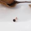 Pendientes de plata de ley S925 Jufeng con diseño de flor de cuatro hojas y tornillo, con forma de corazón geométrico, redondos y cuadrados.