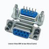 Conector Db Único Macho para Fêmea de Fábrica Física Db9P 15P 25P com Trava Garfo de Rebite Tipo Placa de Solda