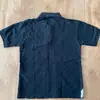 Camiseta polo de manga curta Y2K de verão com estampa, top de rua gótico vintage escuro atacado