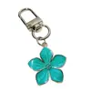 Llavero de Dibujos Animados de Flor de Cerezo Sencillo y Dulce Transfronterizo Colgante de Boutique Colgante Creativo para Bolso Llavero de Flor con Goteo de Aceite