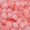 Cabeza de Rosa de 3.5CM Espuma PE Hilo de Cinturón Flor de Simulación DIY Decoración de Boda Guirnaldas Accesorios Accesorios Caja de Dulces