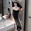 Lingerie sexy uniforme de freira para role-playing cosplay traje de jogo traje com saia vazada uma geração de cabelo