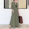 Nuevo vestido camisa casual simple elegante con solapa de punto transfronterizo