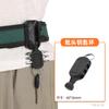 Bolsa de Ferramentas com Bolsa de Cintura Anti-Queda de Liberação Rápida, Lona Espessa, Alças Especiais para Eletricistas e Carpinteiros, Pequena Bolsa de Cintura Portátil para Armazenamento