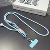 Cordão para Celular Alça Transversal de Pulso Corda Multifuncional Ins Moda Feminina Outdoor Alça de Celular Corda Trançada D