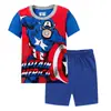 Ropa infantil estilo coreano verano algodón manga corta cuello redondo niños y niñas manga media historia de coches traje de camiseta infantil