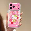 Adequado para Apple para Transformar Instantaneamente em 18Promax Orelha de Gato Gravata Borboleta Kitty Kt Gato iPhone Capa Macia e Rígida Personalização UV