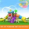 Escorregador Externo para Jardim de Infância Instalações de Playground Infantil Parque Comunitário Brinquedos Combinados Grandes Externos Balanço de Plástico