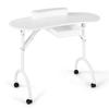 Multi-uso dobrável mesa de manicure Internet-famoso mesa de manicure com lâmpada de ferro de madeira móveis manicure mesa de manicure bancada de manicure mesa de manicure