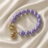 Pulseira de pérolas simples e elegante para todas as ocasiões, estilo ins frio, pulseira de contas feita à mão, joia transfronteiriça europeia e americana, personalidade