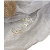 Corea del Sur Anillo de flor súper hada diseño nicho femenino exquisito de alta gama nuevo anillo abierto ajustable anillo