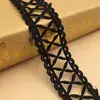 Atacado de fábrica renda de bordado de seda de leite solúvel em água renda dupla face vazada código de barras acessórios decorativos diy