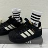 Zapatos de Moda para Niños con Puntera de Concha Antideslizantes y Antipatadas Verano y Otoño 2025 Nuevos Zapatos Deportivos para Niños Zapatos Blancos para Niñas