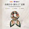 Lenço de cabeça estampado estilo coreano versátil Lenço de cabeça estampado personalizado por imagem ou amostra Lenço quadrado para cobrir a cabeça estampado de imitação de seda acetinada