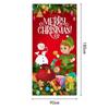 Camino de mesa de lino con diseño de dibujos animados de Papá Noel, Mantel para mesa de centro, Mantel decorativo para mesa de comedor, Venta al por mayor para mesa de sala de estar en Navidad