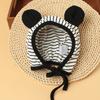 Chapéu infantil de outono e inverno Classe A, combinação de cores, orelhinhas fofas, gorro de bebê tipo pulôver, chapéu de algodão para bebê