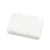 Mini Caixa de Armazenamento com Tampa Plástica de Mesa à Prova de Poeira Caixa de Armazenamento com Tampa para Miudezas Escritório Caixa de Algodão Adesivo Balde de Armazenamento