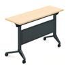 Mesa de bar plegable Shangmei F017X con estructura de acero para estudiantes, mesa de capacitación, mesa plegable para reuniones, mesa empalmable, venta al por mayor