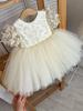Vestido de Niña con Mangas Abullonadas de Mariposa 2026 Nuevo Vestido de Princesa de Malla para Exportación Vestido de Princesa