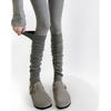 Calcetines de Punto Cálidos para Otoño e Invierno Calcetines Apilables para Yoga Ballet Calcetines JK Calcetines para Pantorrilla Lana Aspecto Adelgazante Calcetines para Piernas para Mujer
