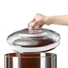 Botella de Vidrio para Vino de Gran Capacidad con Grifo, Tarro de Vino Sellado de Alto Gama de Diámetro Grande, Botella Especial Espesa para Vino de Ginseng y Cuerno
