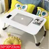 Mesa plegable simple, escritorio pequeño para cama, escritorio de computadora portátil para estudiantes, venta al por mayor del fabricante con envío gratis