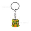 Montañismo al aire libre transfronterizo llavero de dibujos animados caliente PVC llavero suave colgante para bolso pequeño regalo al por mayor