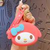 Monedero de Silicona Sanrio Llavero Lindo Dibujo Animado Pareja Llavero para Llaves de Coche Amuleto para Bolso Regalo Venta al por Mayor