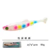 Pesca Marítima Isca Artificial Grande Macia 19cm/63g Transfronteiriça Temu Isca para Pesca de Barco com Trolling Olho de Peixe 3D Isca Macia para Pesca Marítima