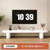 Mesa de centro con forma de nube para sala de estar, adecuada para espacios pequeños, color crema, moderna, diseño simple y moderno, mesa baja única, mesa de centro simple para interiores