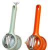 Pelador de Frutas con Caja de Almacenamiento, Cuchillo Pelador de Grado Alimenticio, Contenedor de Almacenamiento Anti-Salpicaduras, Pelador Creativo, Herramienta para Pelar