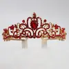 Acessórios de Cabeça Coroa Europeus e Americanos, Acessórios de Cabelo de Liga de Moda para Noivas Princesas Atacado, Faixa de Cabeça Coroa de Cristal para Festa, Luxuoso