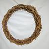 Rattan grosso rattan diamante rattan salgueiro anel pendurado casa é decorativo decorações de guirlanda floral adereços de foto de Natal enfeites pendurados