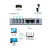 Servidor de Impressão de Rede USB2.0 de 4 Portas e Porta Dupla Maituo suporta colunas automáticas sem chaveamento automático entre segmentos de rede