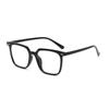 Nuevas gafas para hombre tr90 de borde cruzado con luz anti-azul, montura de gafas de tendencia con sentido avanzado, fabricantes al por mayor de monturas de gafas lisas para mujer