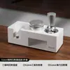 Dispensador de polvo, pisón de café, juego de tres piezas, soporte para pisón de máquina de café, martillo pisón, herramienta de almacenamiento