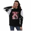 Sudadera con capucha de AliExpress Spell Back to War Jujutsu Kaisen con estampado de pareja y costuras en contraste para hombre y mujer.