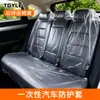 Capas Descartáveis para Banco de Carro Cobertura Completa Impermeável à Prova de Óleo à Prova de Poeira Capa Protetora de Plástico para Test Drive de Reparo Automotivo Volante Alavanca de Câmbio