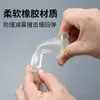Batente de Porta de Silicone para Portas de Quarto, Batente Anti-Colisão para Maçaneta de Porta, Dispositivo de Sucção de Porta de Plástico, Batente de Porta de Banheiro Sem Furos