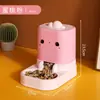 Nuevo Dispensador de Agua para Gatos, Comedero y Bebedero, Dispensador de Agua para Perros, Comedero Automático de Flujo para Comida de Gatos, Venta al por Mayor Transfronteriza